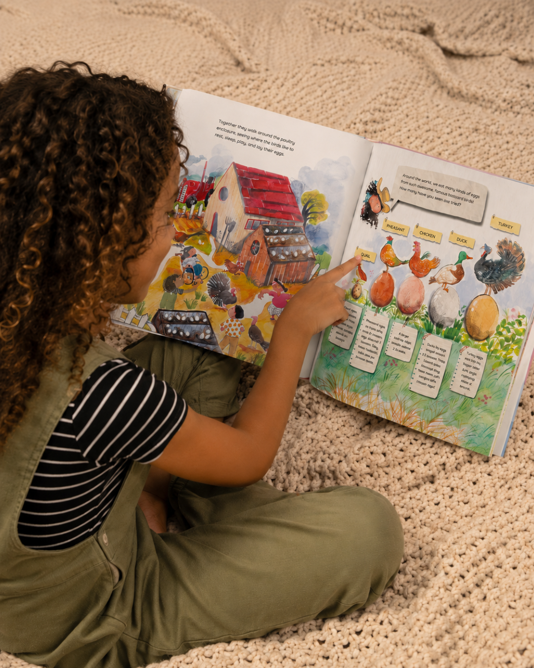 bound to belong kid reading personalized food book for children culture