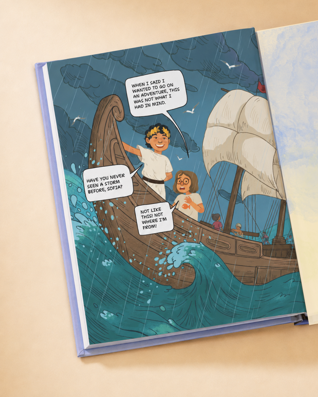 black gold quest adventure personalized kids book for children time travel muziris lost island city customized avatar bound to belong ship dock roots culture heritage
