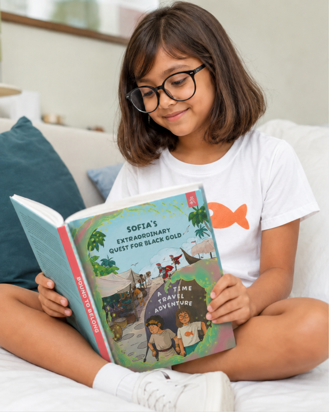 black gold quest adventure personalized kids book for children time travel muziris lost island city customized avatar bound to belong ship dock roots culture heritage child tradition 