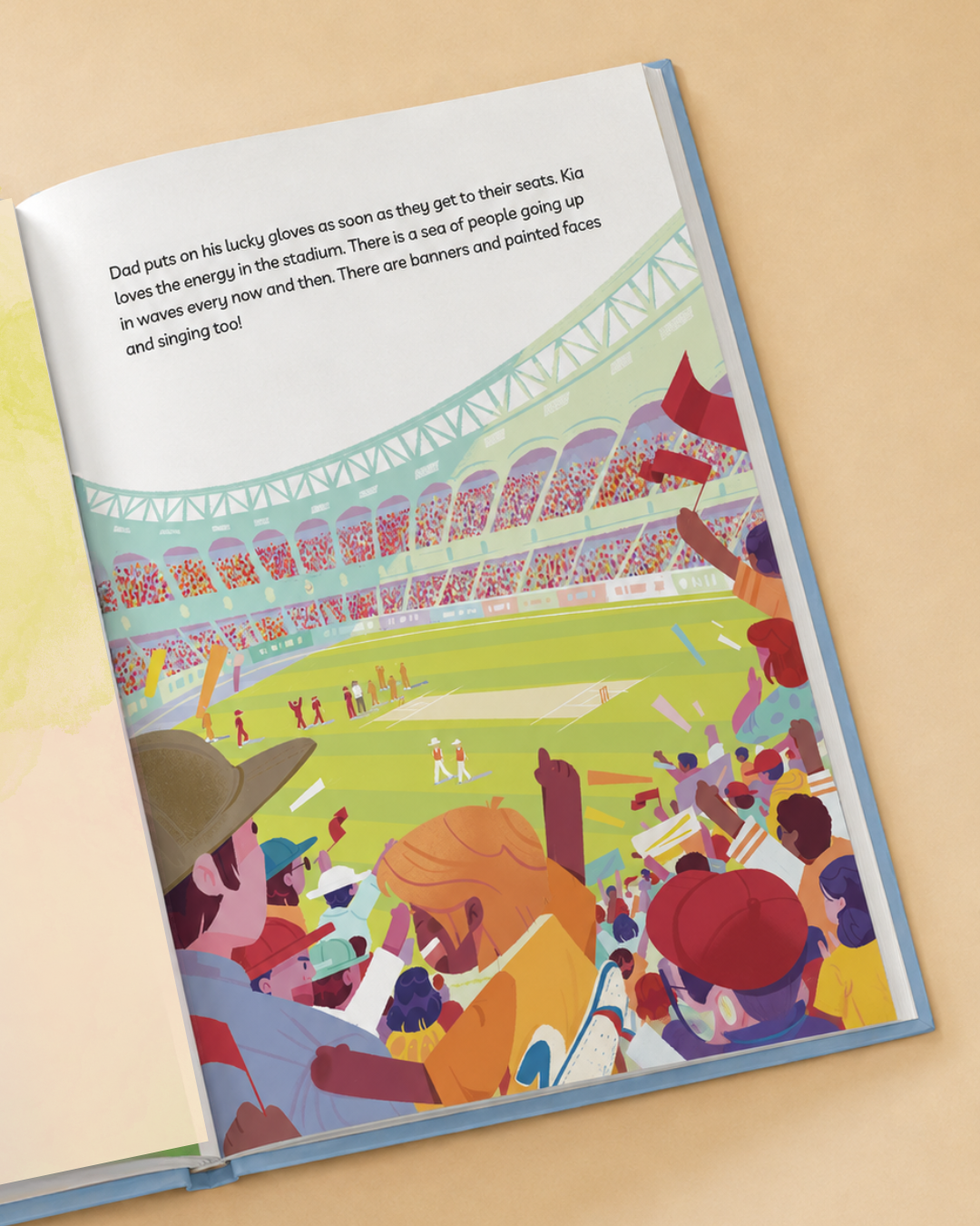 personalized cricket book for kids children story books bound to belong sports india wicket stump ball four six World Cup t20 player runner umpire